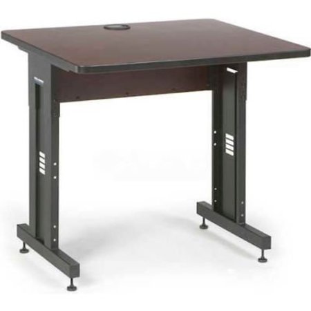 KENDALL HOWARD Kendall Howard Classroom Training Table - Adjustable Height - 30in x 36in - African Mahogany 5500-3-004-33